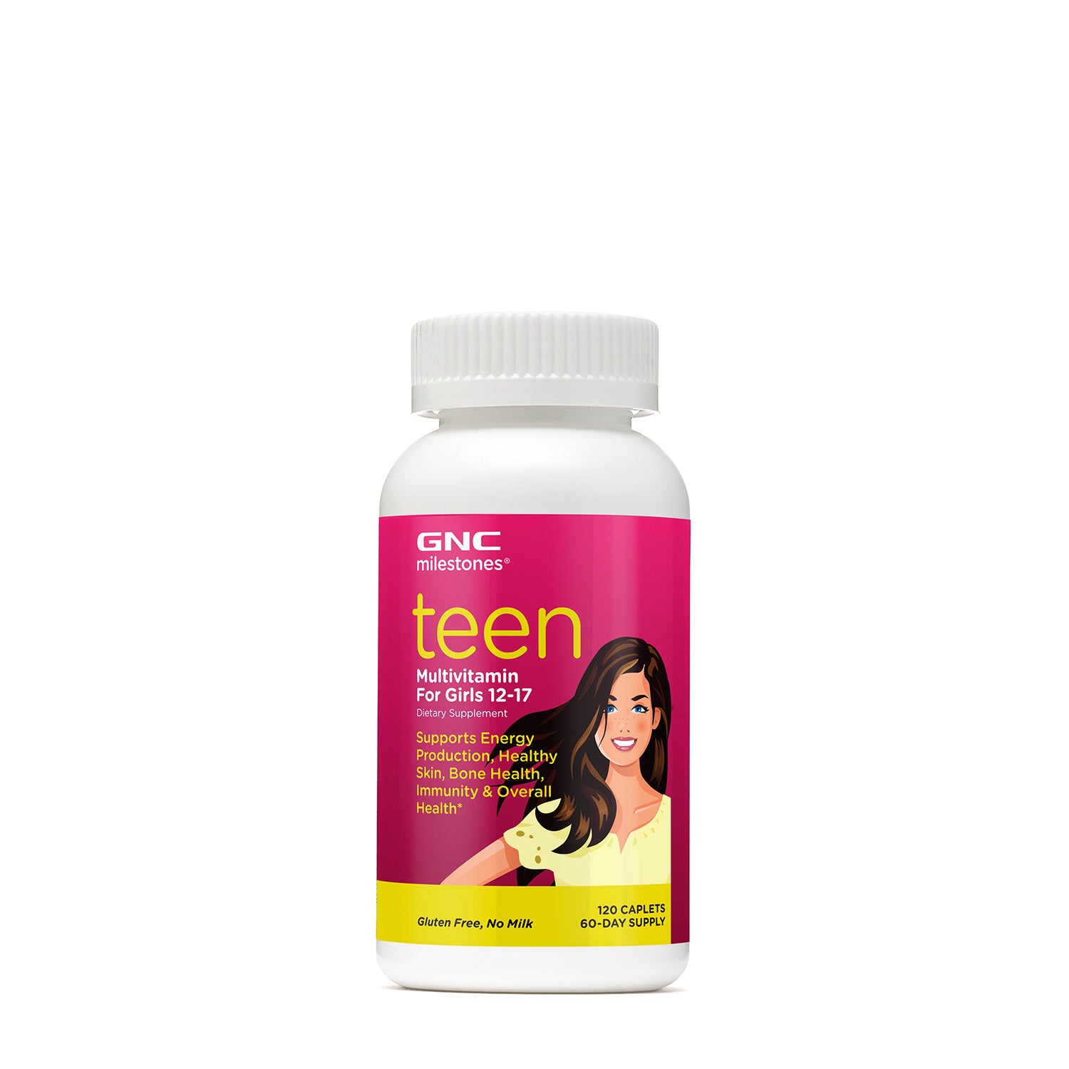 GNC Milestones® Teen Multivitamins for Girls 12-17