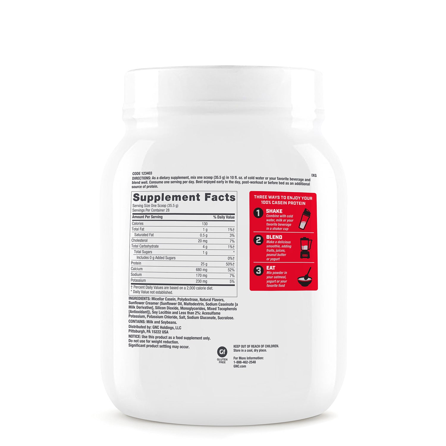 GNC Pro Performance® 100% Casein