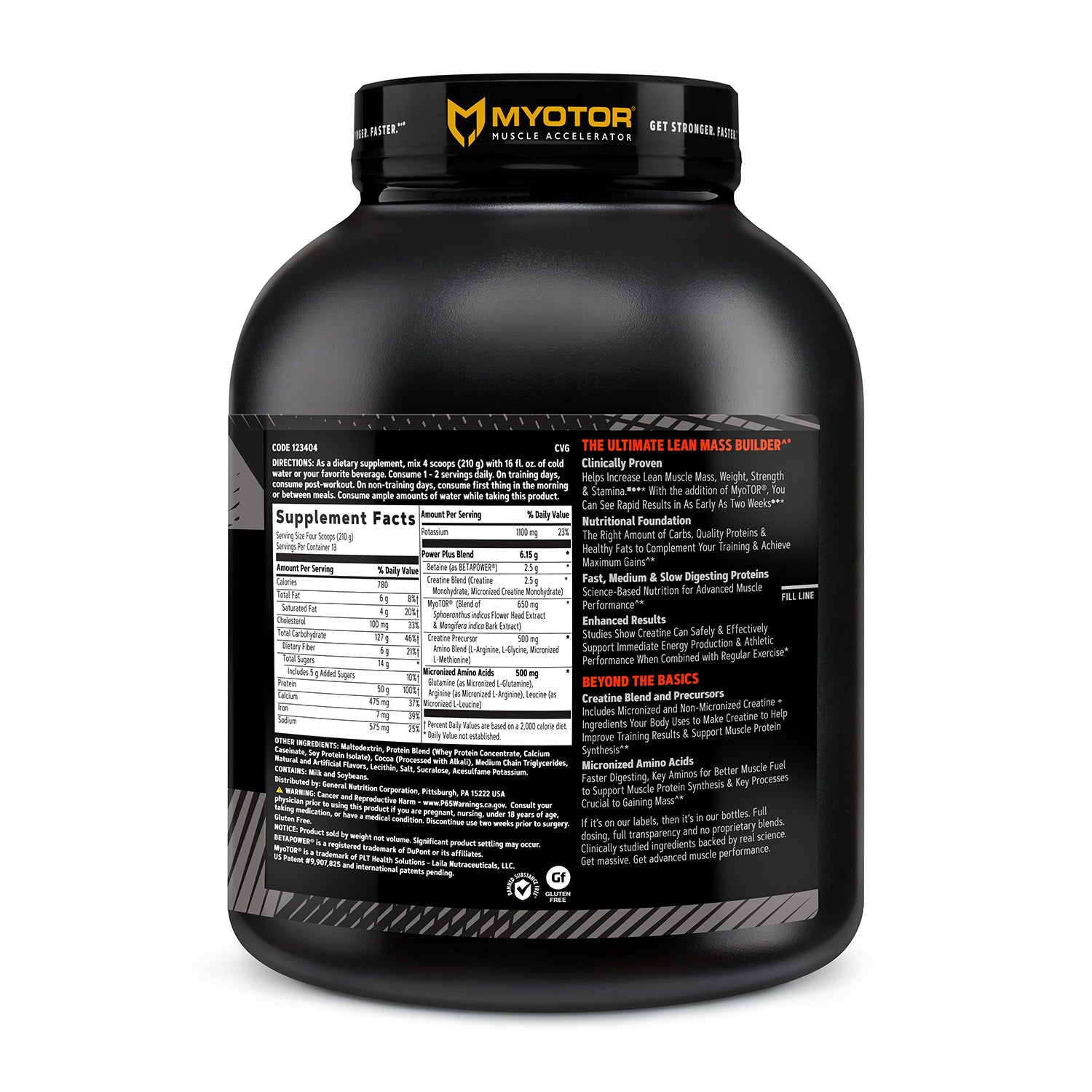 GNC AMP® Mass XXX™ with MyoTOR®