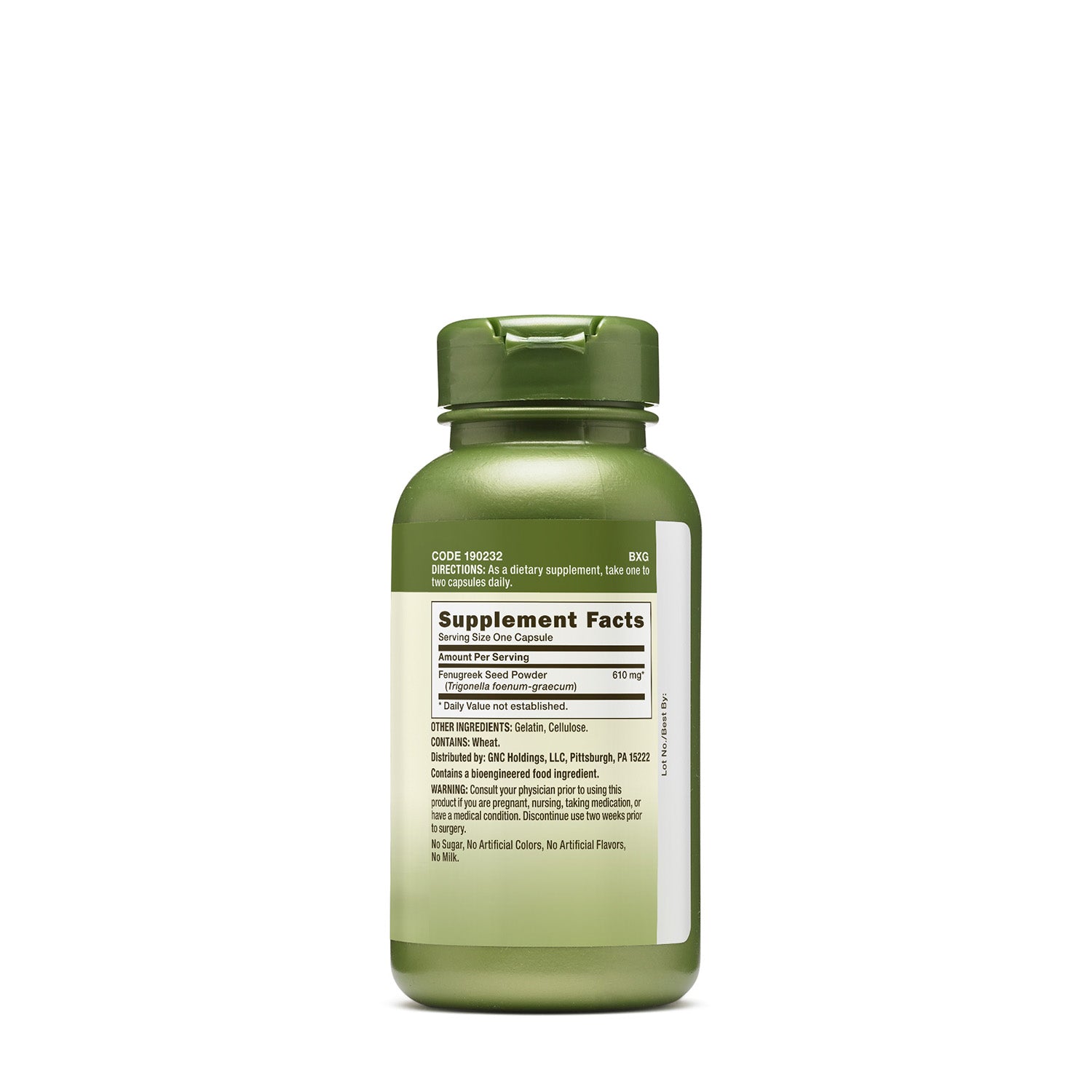 GNC Herbal Plus® Fenugreek 610 mg