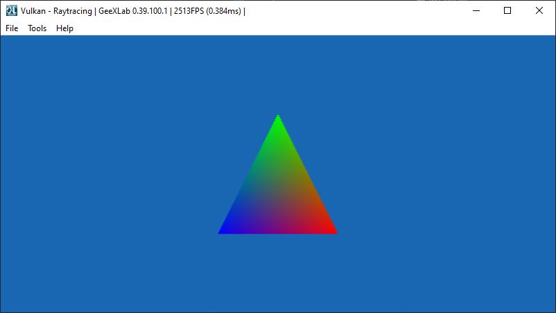 GeeXLab - Vulkan raytracing on NVIDIA GeForce RTX 2070