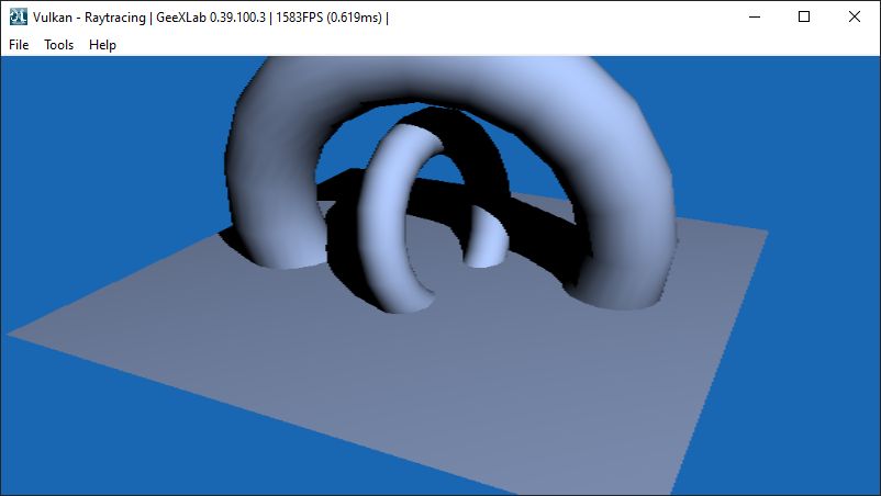 GeeXLab - Vulkan raytracing on NVIDIA GeForce RTX 2070