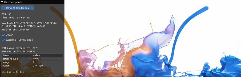 Shadertoy demopack for GeeXLab