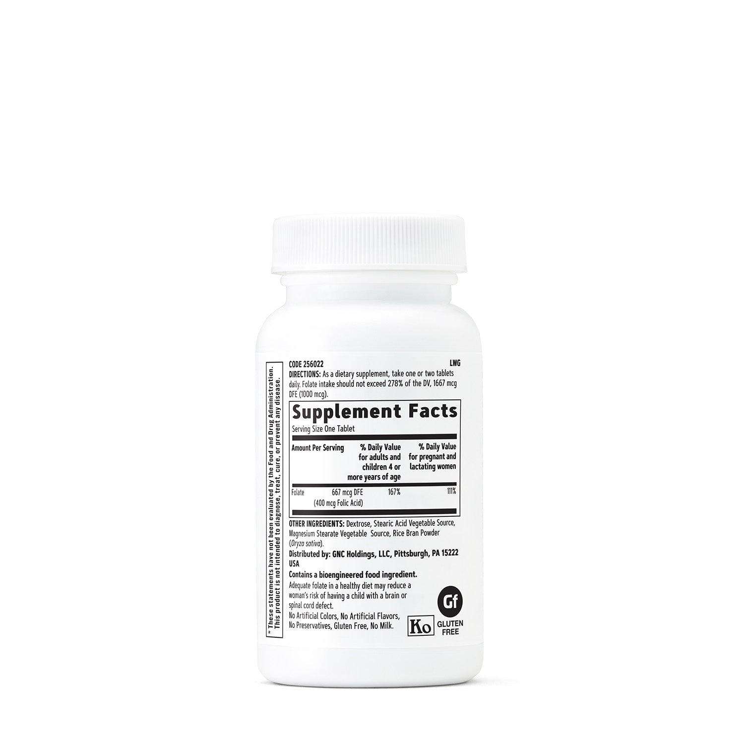 GNC Folic Acid 400 mcg