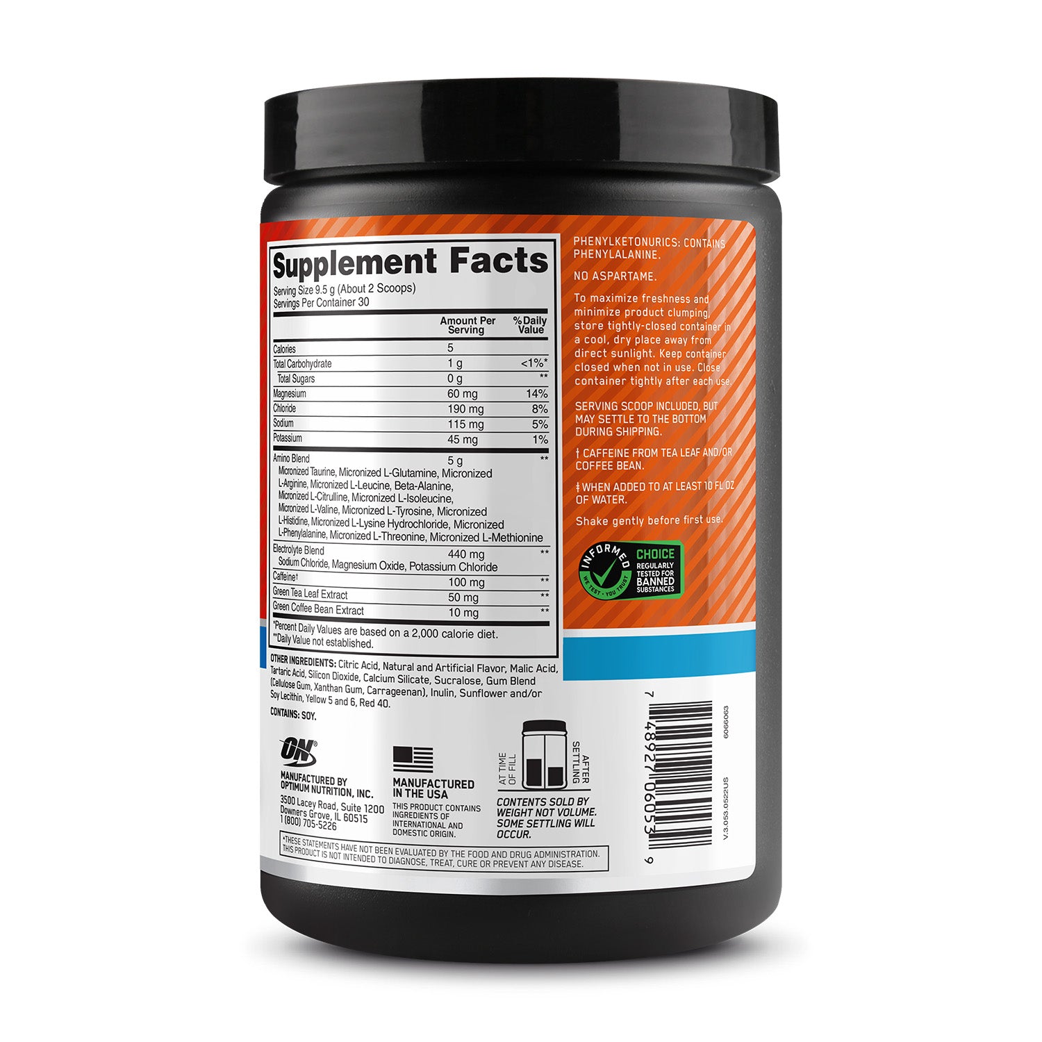 Optimum Nutrition® Amino Energy® + Electrolytes