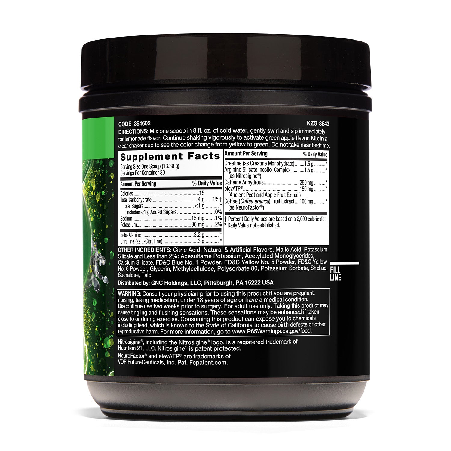 GNC Beyond Raw® LIT™ Pre-Workout