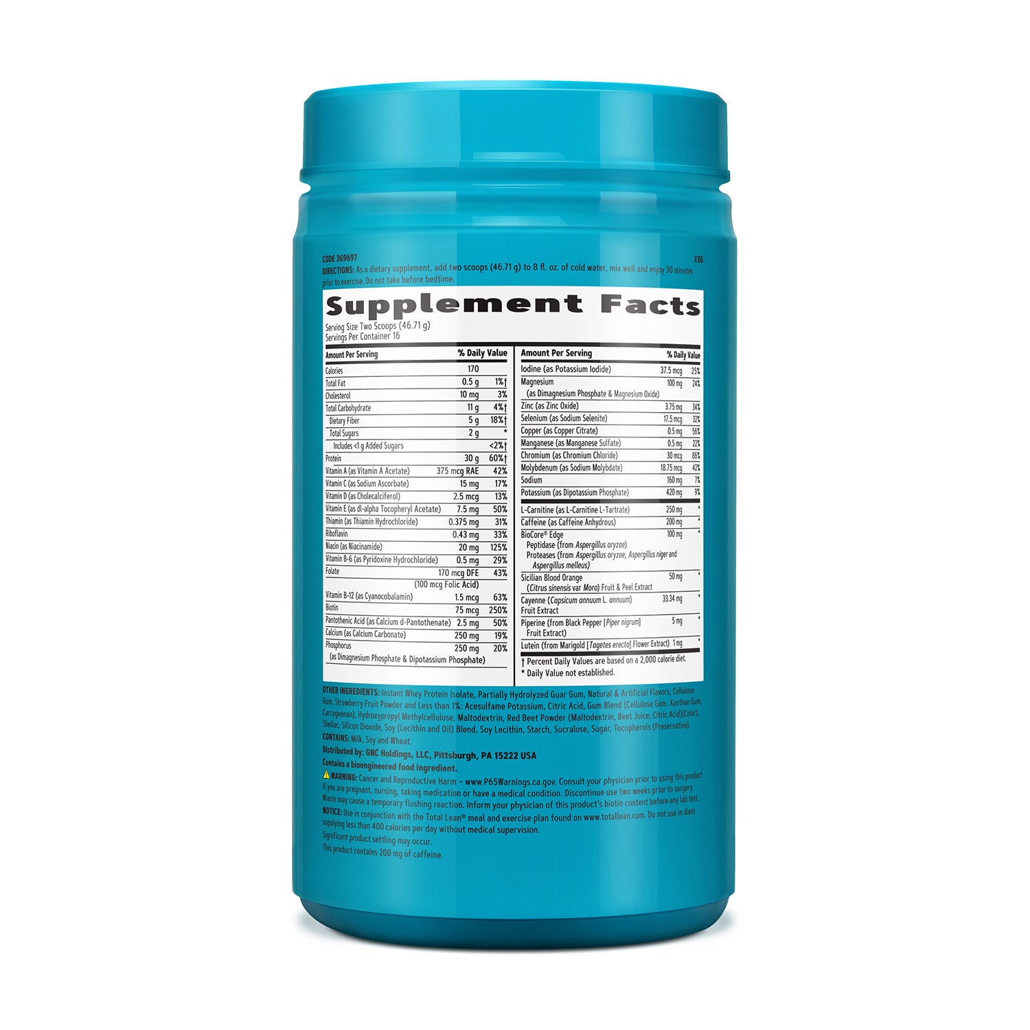 GNC Total Lean® Lean Shake™ Burn