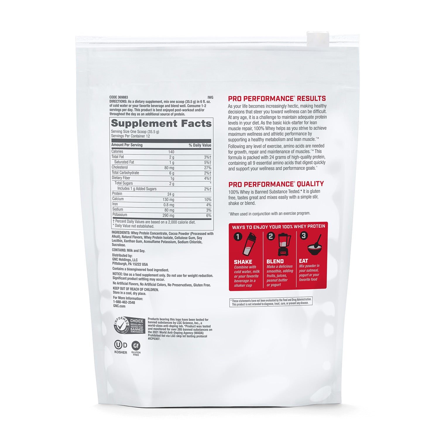 GNC Pro Performance® 100% Whey