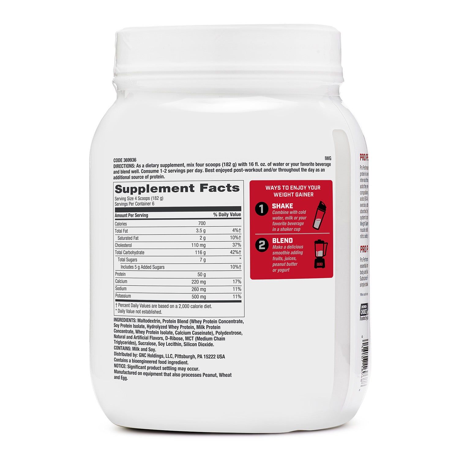 GNC Pro Performance® Weight Gainer