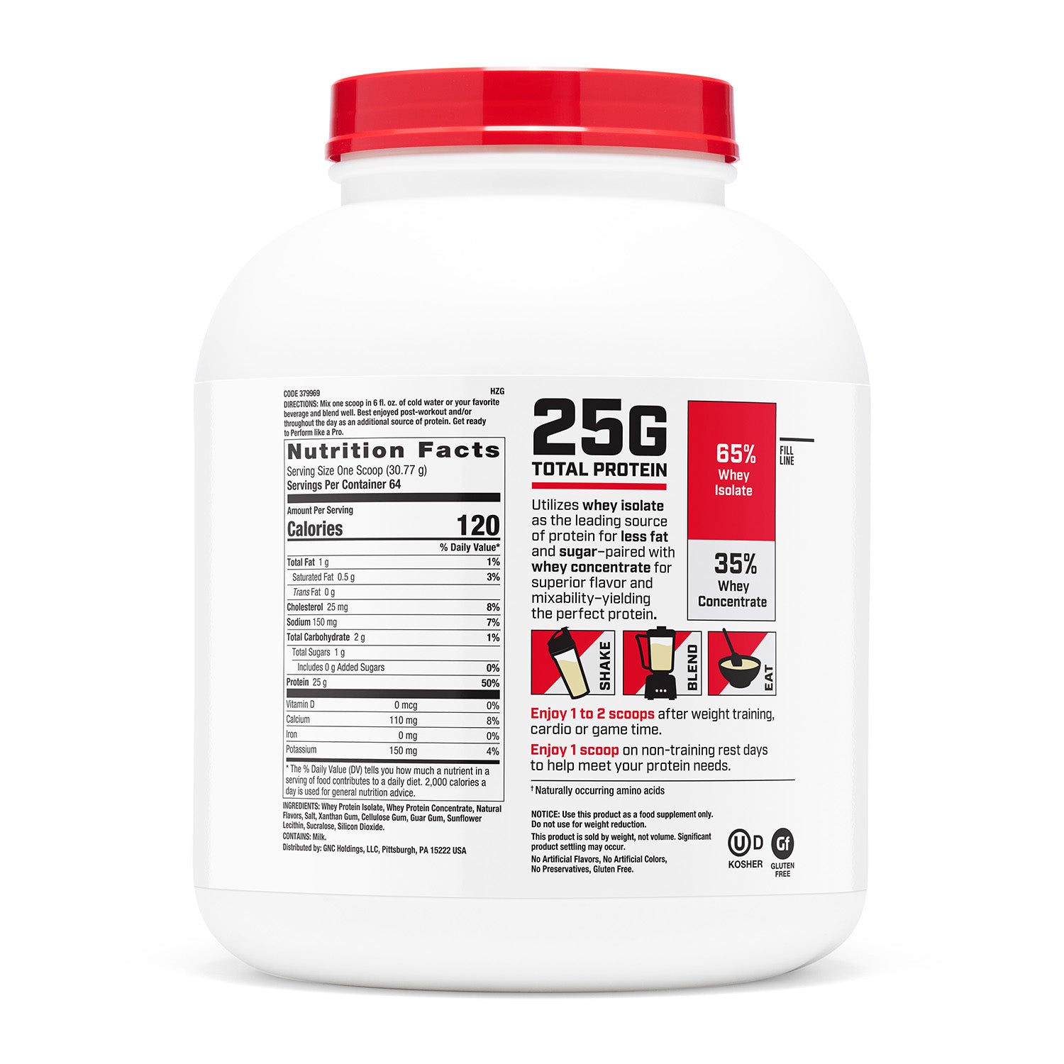 GNC Pro Performance® 2.0 100% Whey