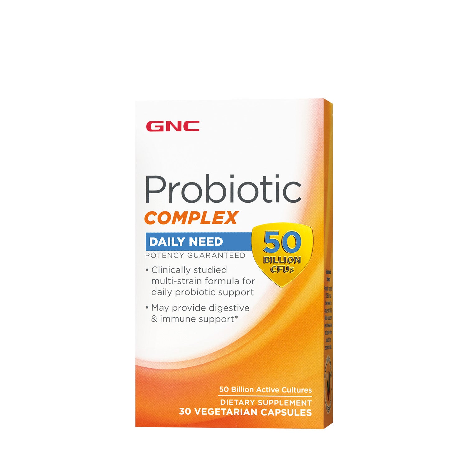 GNC Probiotic Complex Daily Need 50 Billion CFUs