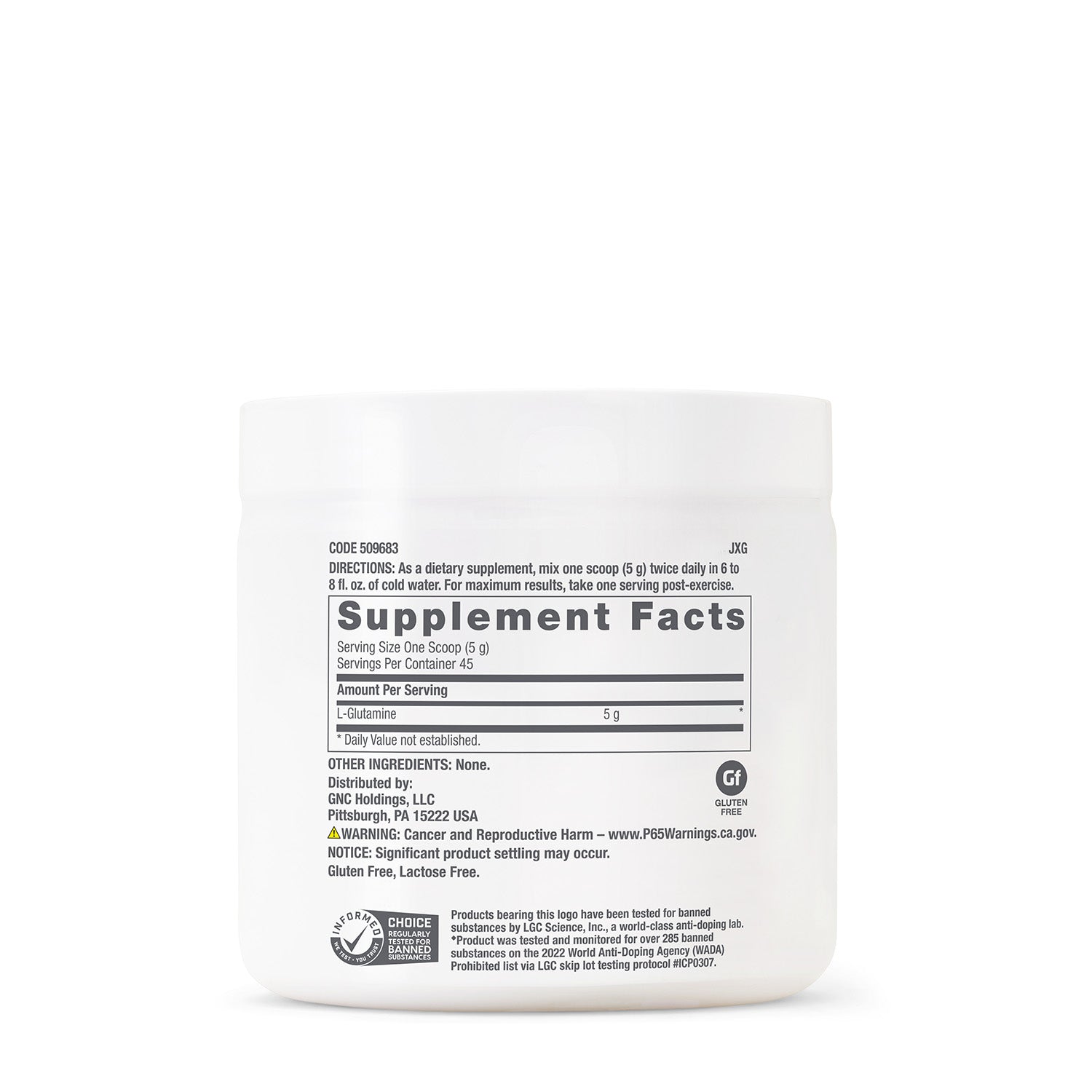 GNC Pro Performance® L-Glutamine 5000 mg