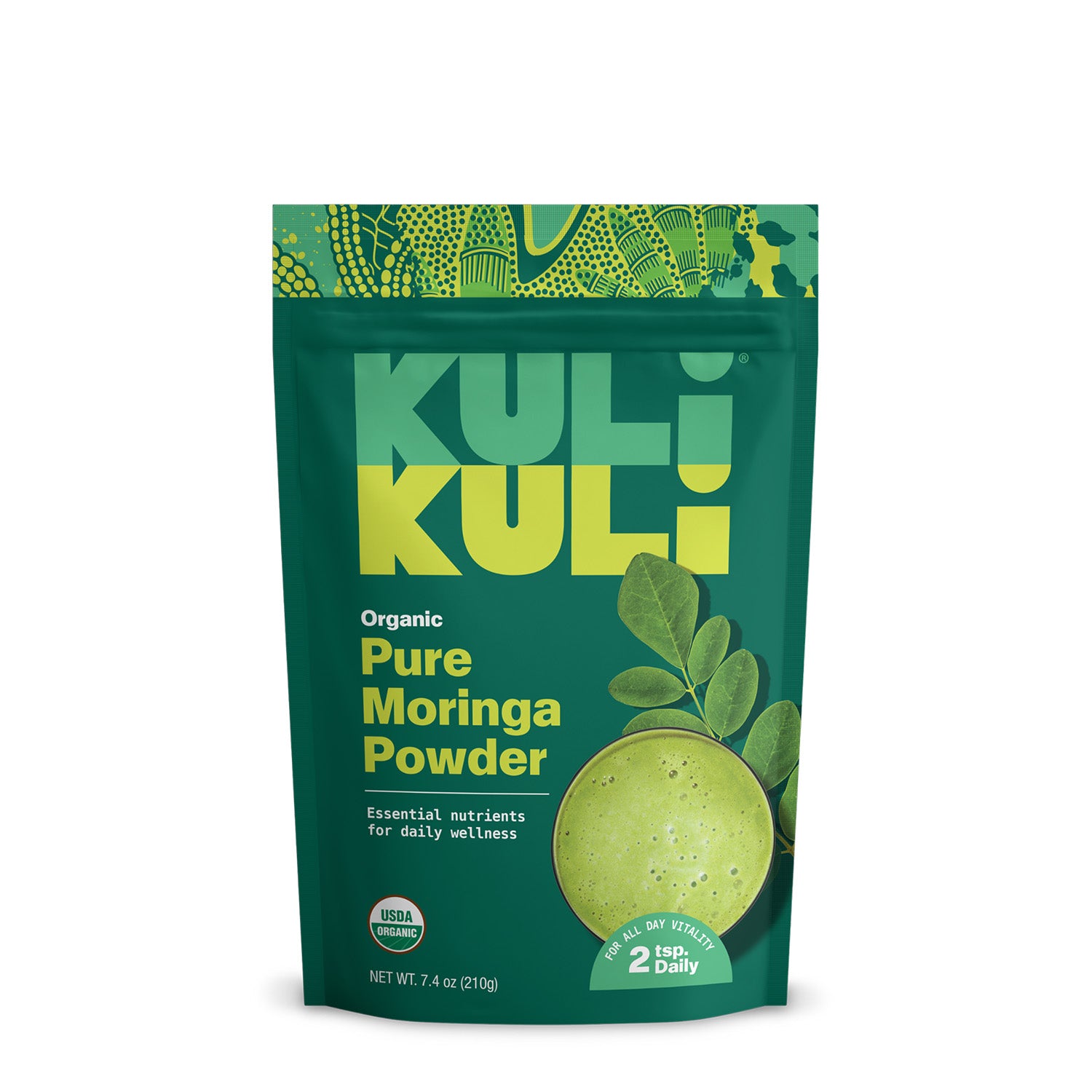 Kuli Kuli® Pure Moringa Organic Green Superfood Powder