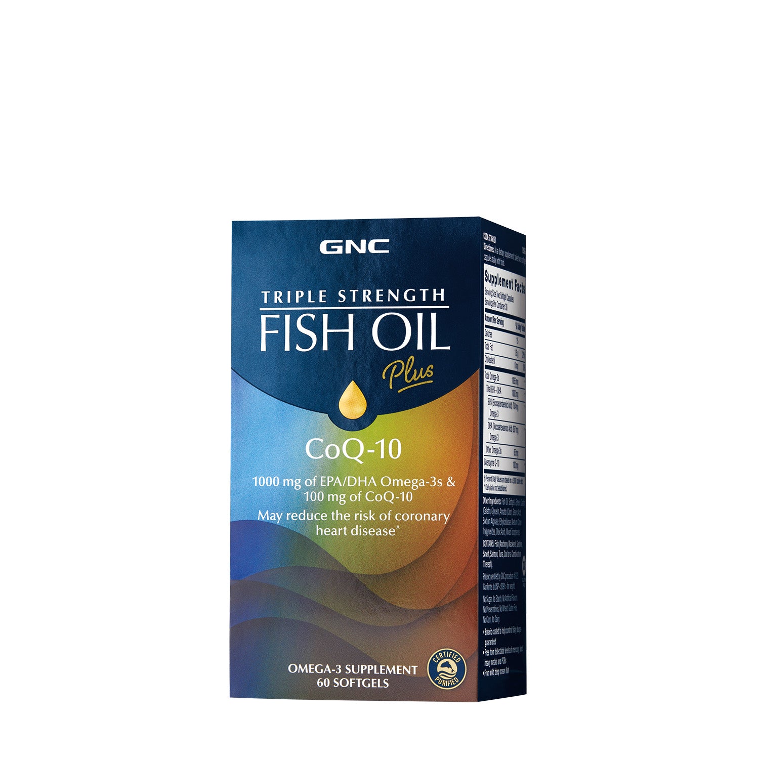 GNC Triple Strength Fish Oil Plus CoQ-10