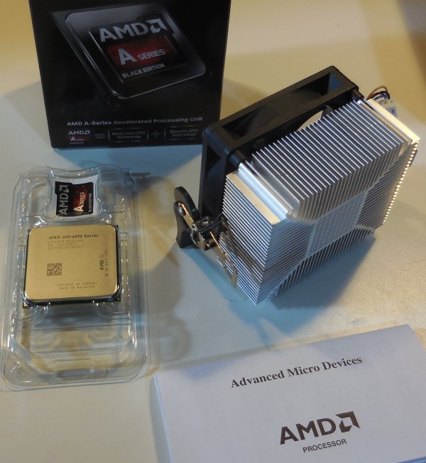 AMD A10-6800K APU, stock cooler