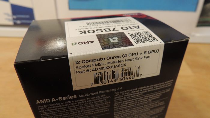 AMD Kaveri APU A10-7850K, box