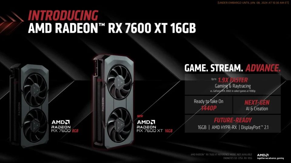 AMD Radeon RX 7600 XT