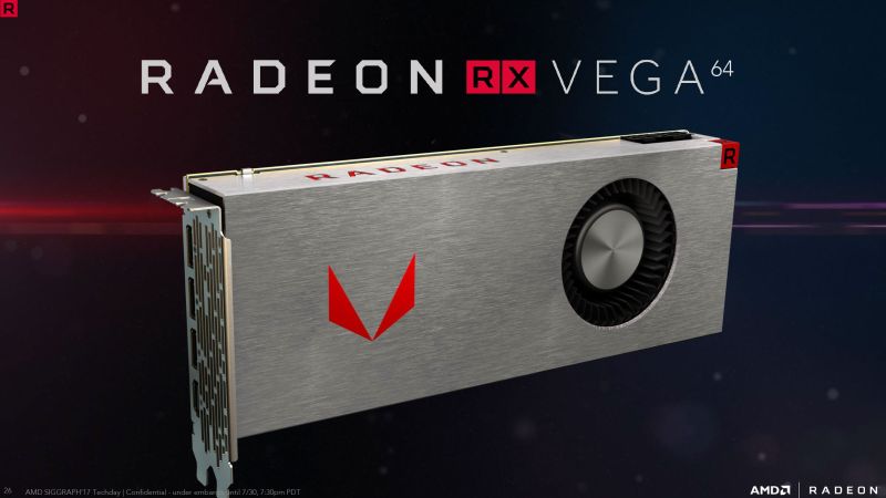 Radeon RX Vega 64 graphics card