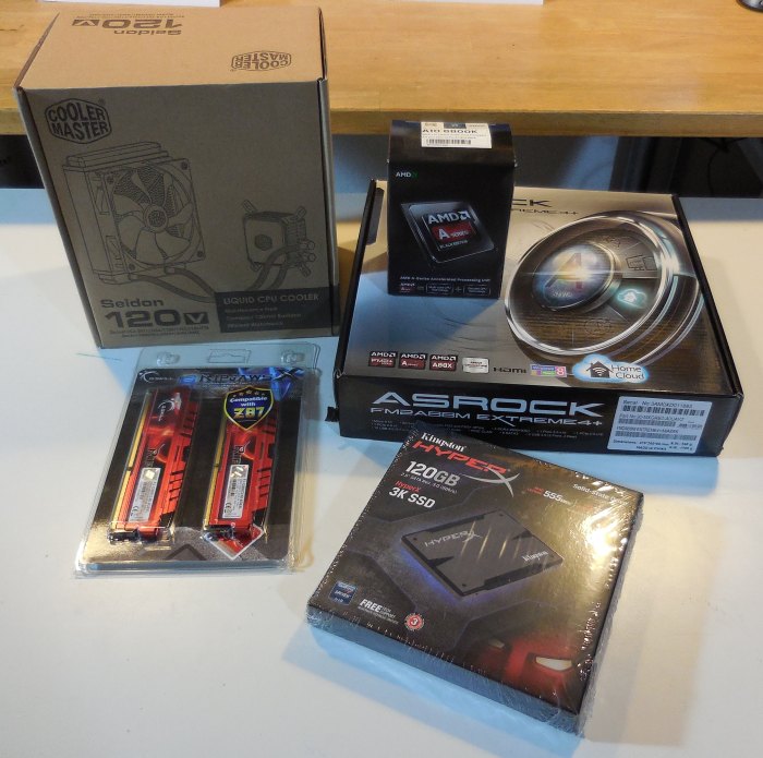 ASRock FM2A88M Extreme4+ and AMD A10-6800K setup