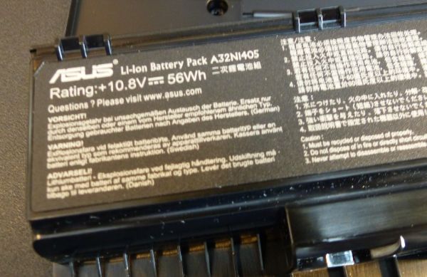 ASUS G551JW gaming notebook