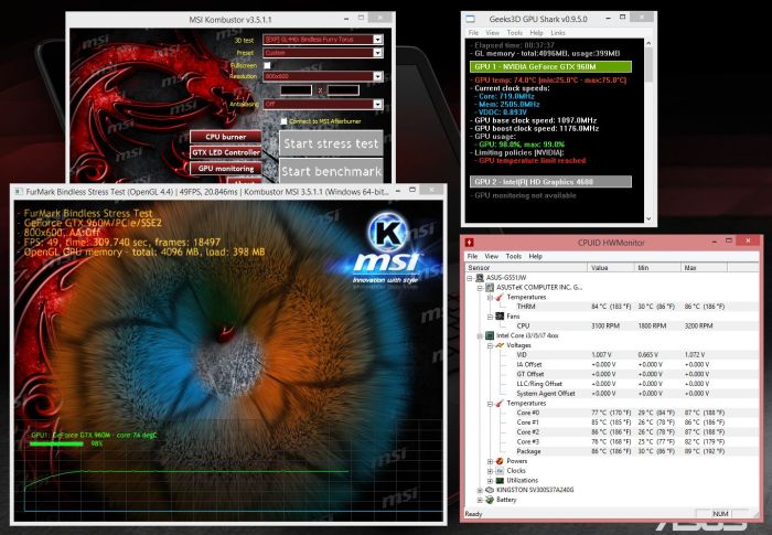 ASUS G551JW gaming notebook