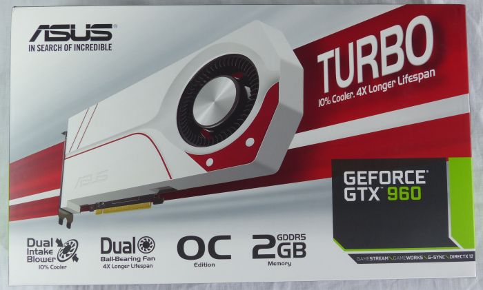 ASUS Turbo GeForce GTX 960 OC 2GB