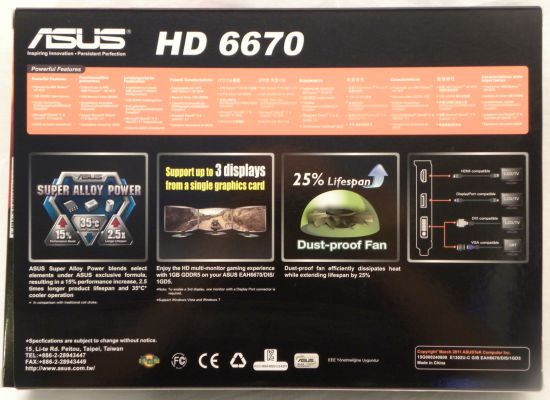 ASUS Radeon HD 6670 box