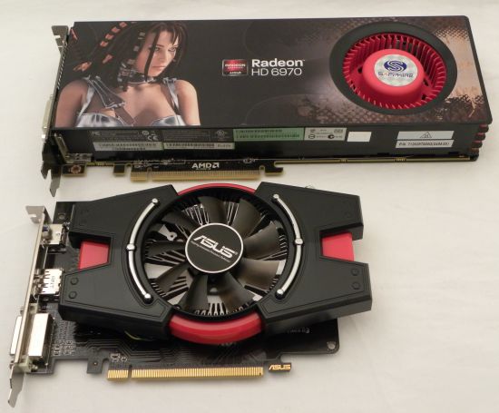 ASUS Radeon HD 6670 vs SAPPHIRE HD 6970