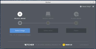Balena Etcher screenshot