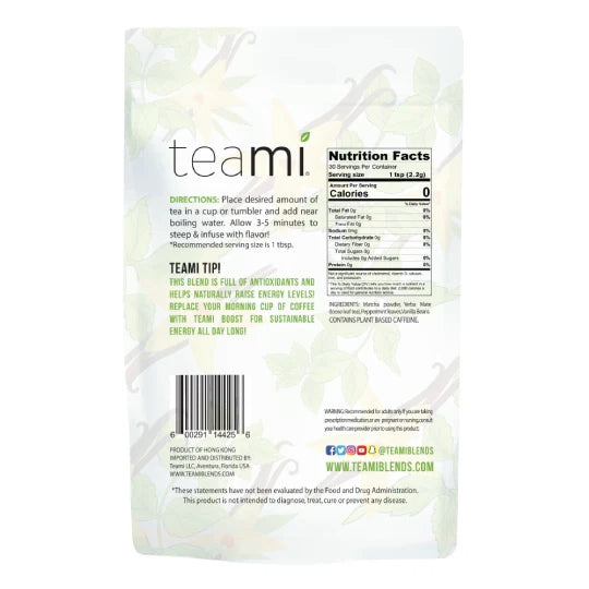 Teami Boost Vanilla Matcha