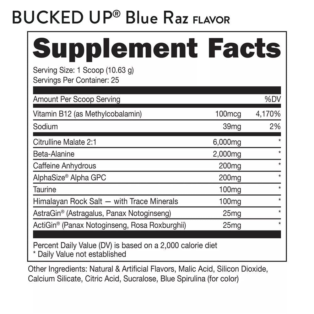 Bucked Up® Pre-Workout