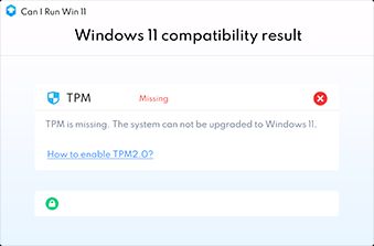 Can I Run Win11 screenshot