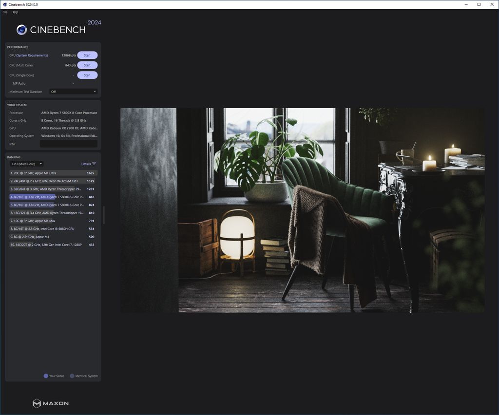 Maxon Cinebnech 2024