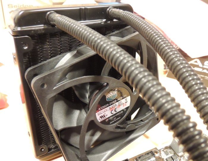 Cooler Master Seidon 120v CPU cooler mounting
