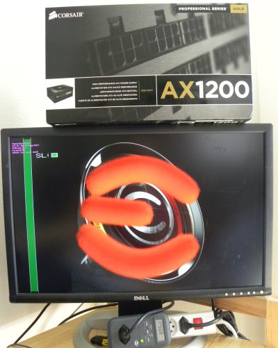 Corsair AX1200 PSU + EVGA OC Scanner + GTX 480 SLI