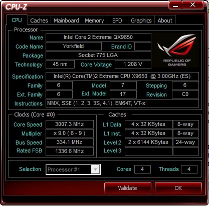 CPU-Z ROG Edition