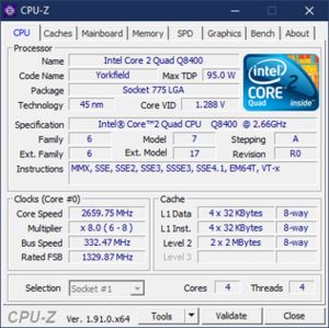 CPU-Z screenshot