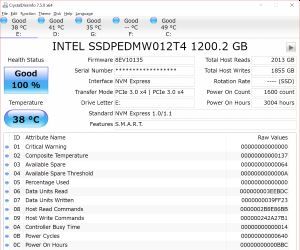 CrystalDiskInfo screenshot
