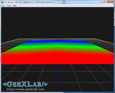 DDS debugging in GeeXLab