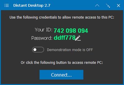 Distant Desktop screenshot