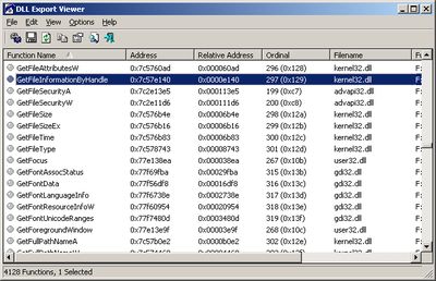 DLL Export Viewer screenshot