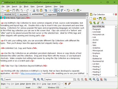 EditPad Lite screenshot