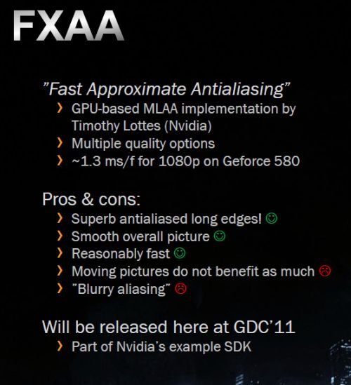 FXAA demo - OpenGL / GLSL, GeeXLab