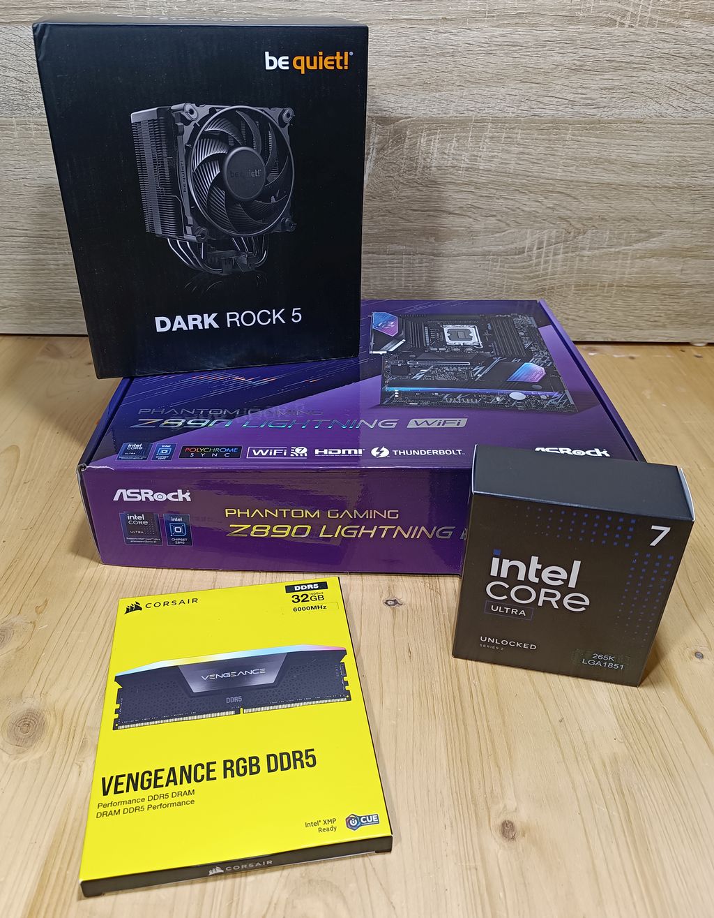 Intel Core Ultra 7 265K + ASRock Z890 Lightning motherboard