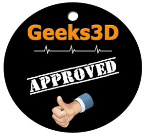 Geeks3D APPROVED badge