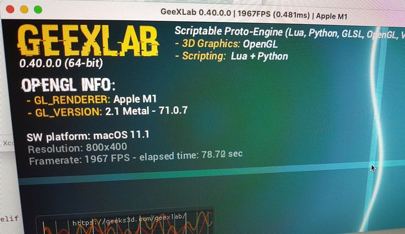 GeeXLab on macOS Big Sur + Apple M1
