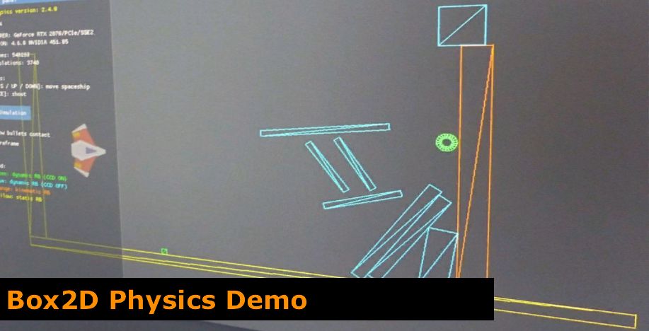 GeeXLab - Box2D Physics demo