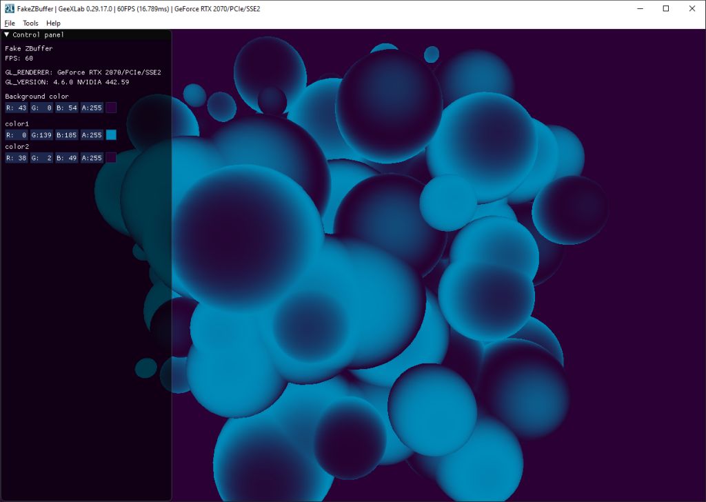 GeeXLab demo - OpenGL 2.1