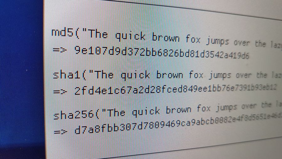 GeeXLab - MD5, SHA-1, SHA-256 demo