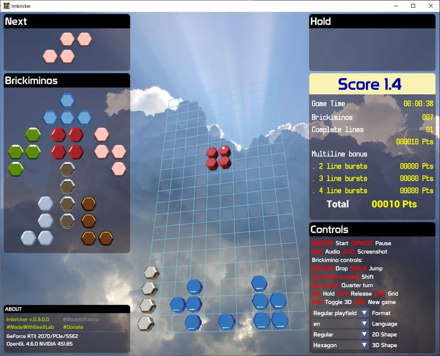 Imbricker game
